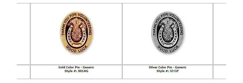 Good Luck Horseshoe Generic Pin Good Luck Horseshoe Generic Pin